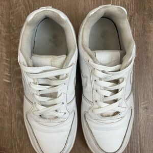 Nike White Leather Sneakers